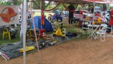 Bombeiros de Formosa fazem trabalho preventivo durante o 1º Encontro de Motociclistas