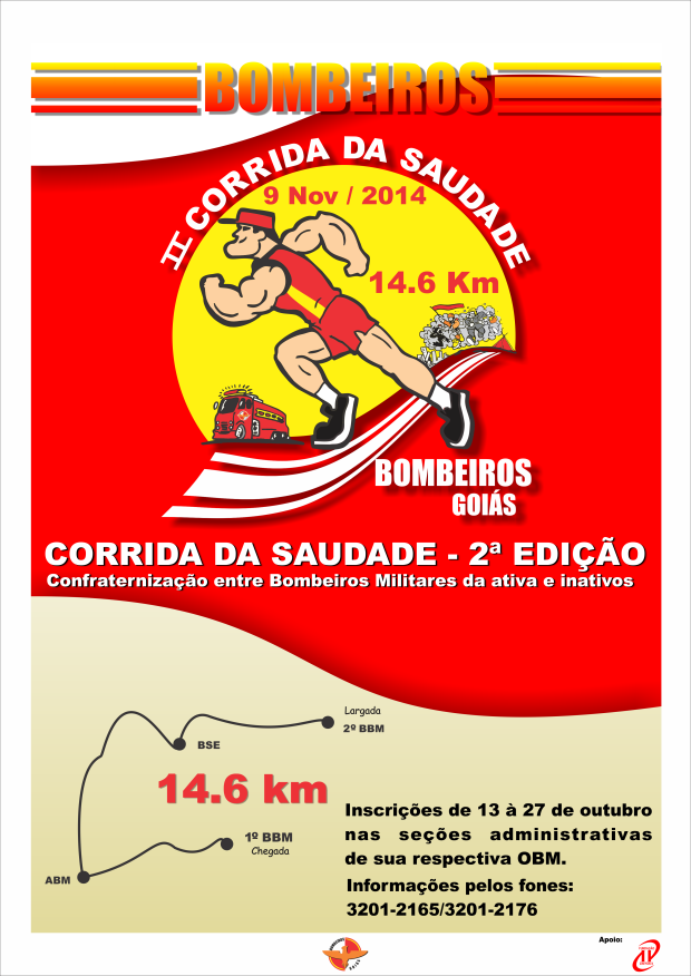 CARTAZ CORRIDA DA SAUDADE