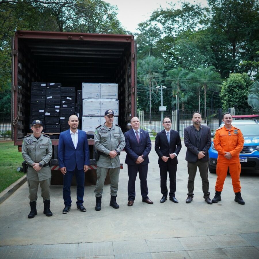 CBMGO participa de assinatura do termo de cooperação promovida pelo TJGO e SSP