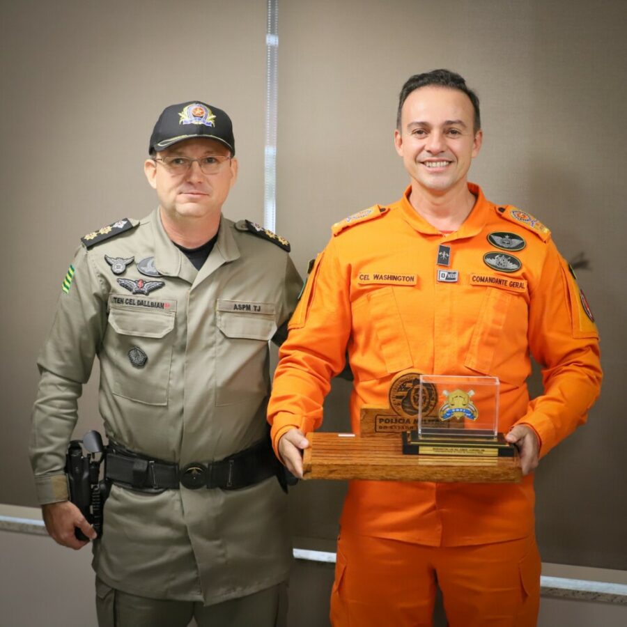 CBMGO participa de assinatura do termo de cooperação promovida pelo TJGO e SSP