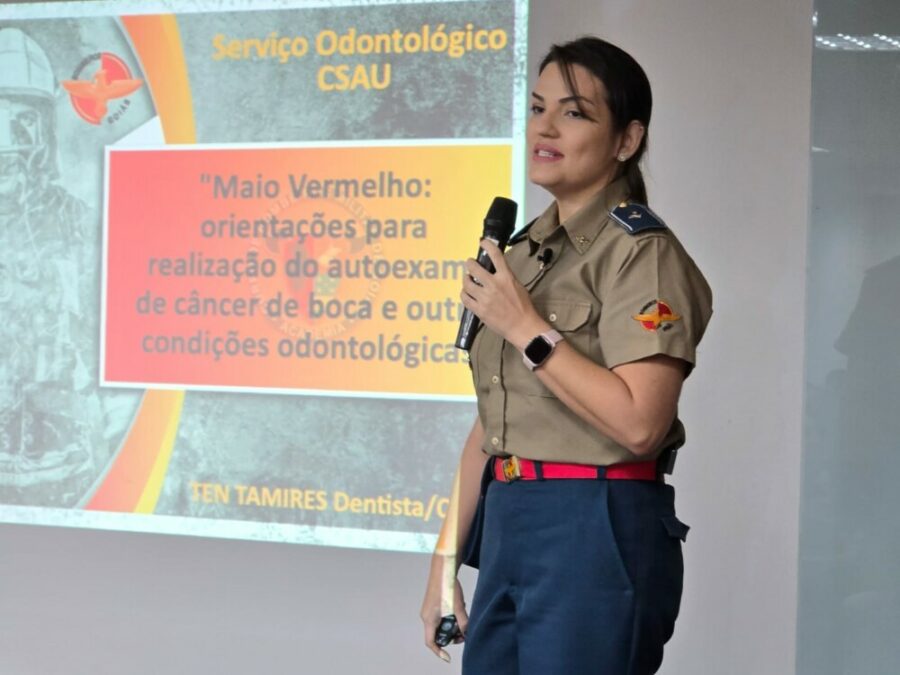 CBMGO promove palestra sobre prevenção ao câncer de boca