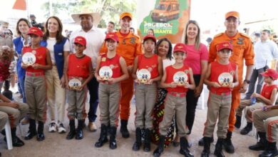 BOMBEIRO MIRIM ITINERANTE CHEGA A CAVALCANTE