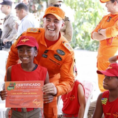 BOMBEIRO MIRIM ITINERANTE CHEGA A CAVALCANTE