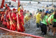 CBMGO garante segurança e apoio preventivo na chegada da 32ª Caminhada Ecológica em Aruanã