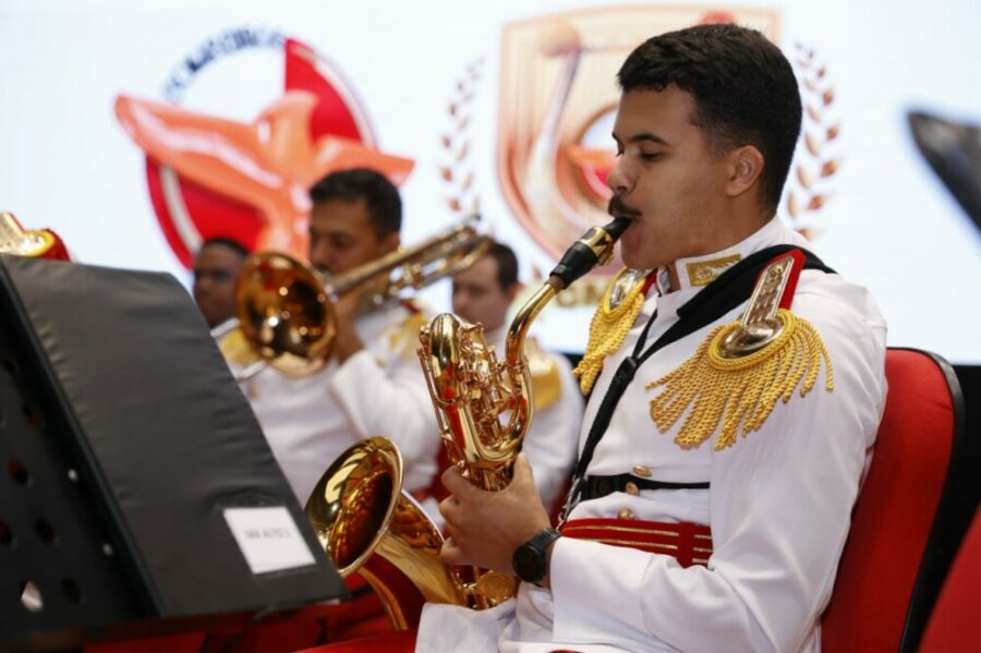 Concerto da Banda do CBMGO na Alego reúne clássicos da trilha sonora do cinema