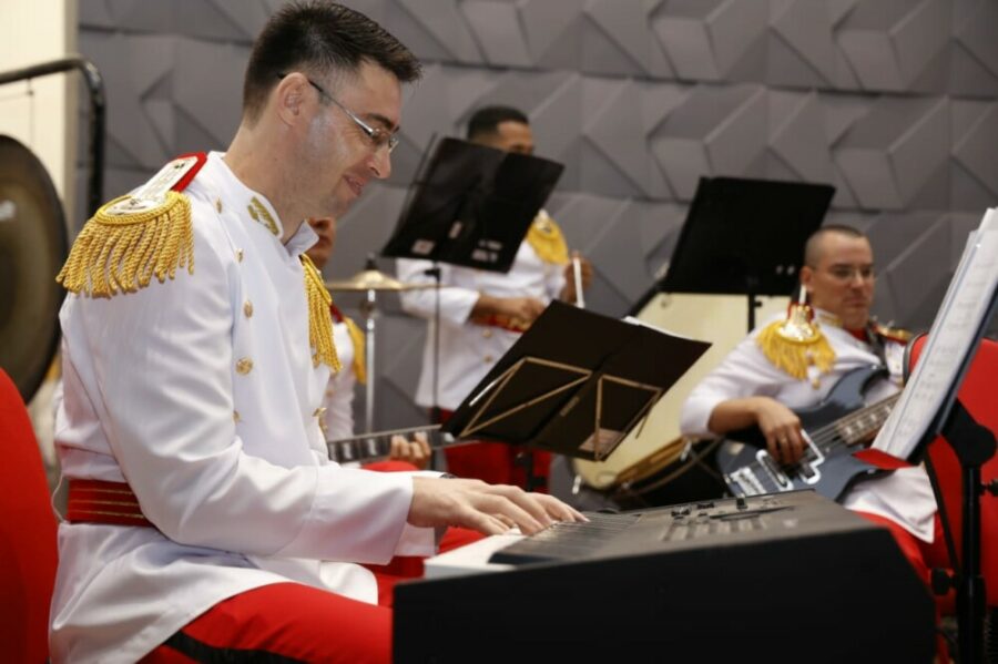 Concerto da Banda do CBMGO na Alego reúne clássicos da trilha sonora do cinema