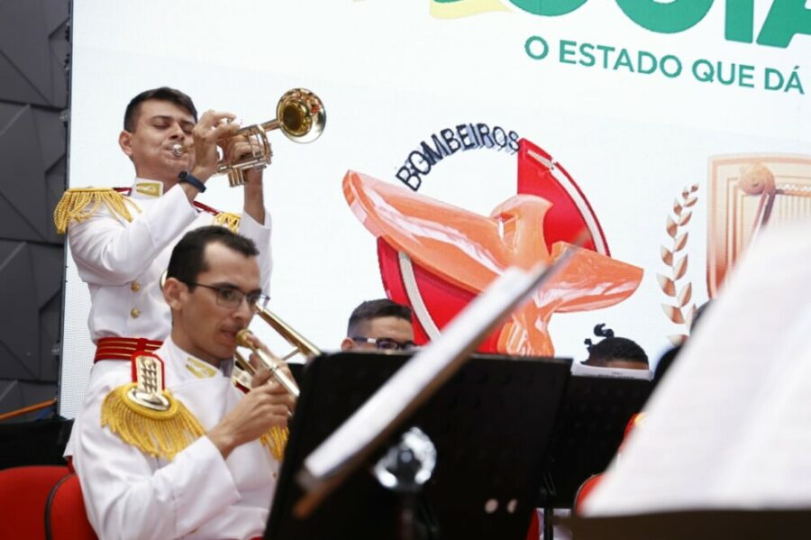 Concerto da Banda do CBMGO na Alego reúne clássicos da trilha sonora do cinema