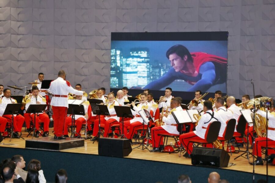Concerto da Banda do CBMGO na Alego reúne clássicos da trilha sonora do cinema