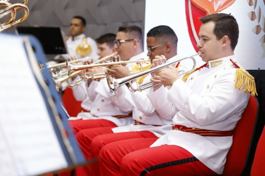 Concerto da Banda do CBMGO na Alego reúne clássicos da trilha sonora do cinema