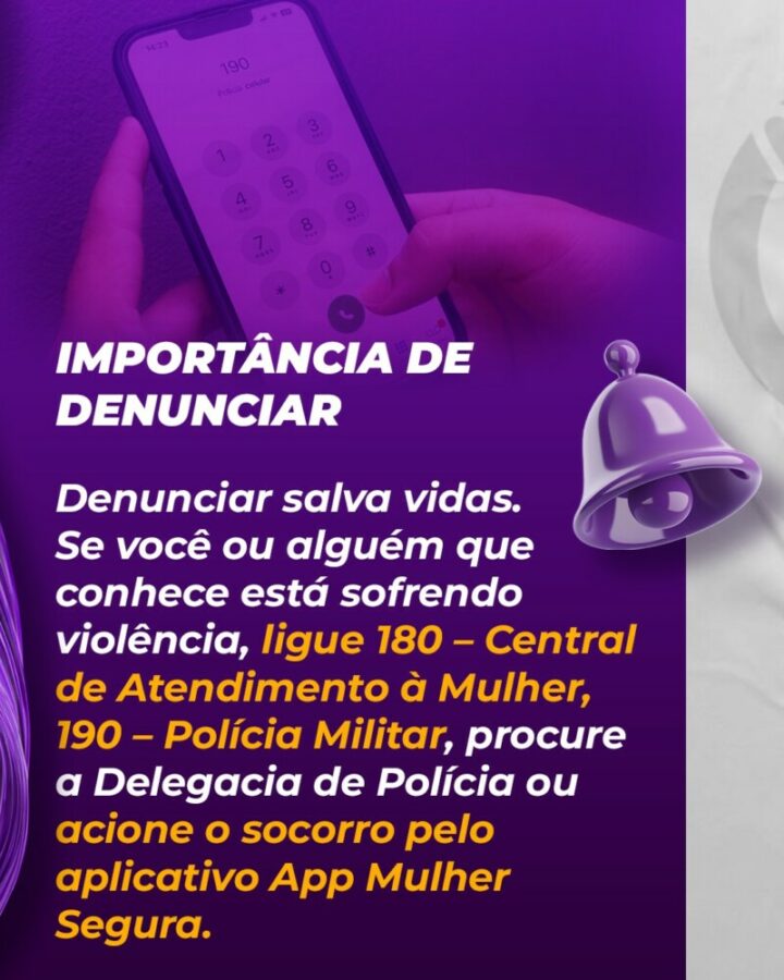 Agosto Lilás: Mês de Conscientização pelo Fim da Violência contra a Mulher