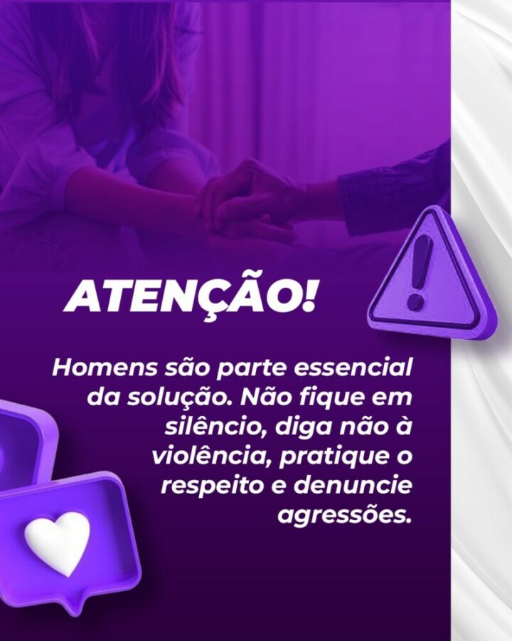 Agosto Lilás: Mês de Conscientização pelo Fim da Violência contra a Mulher