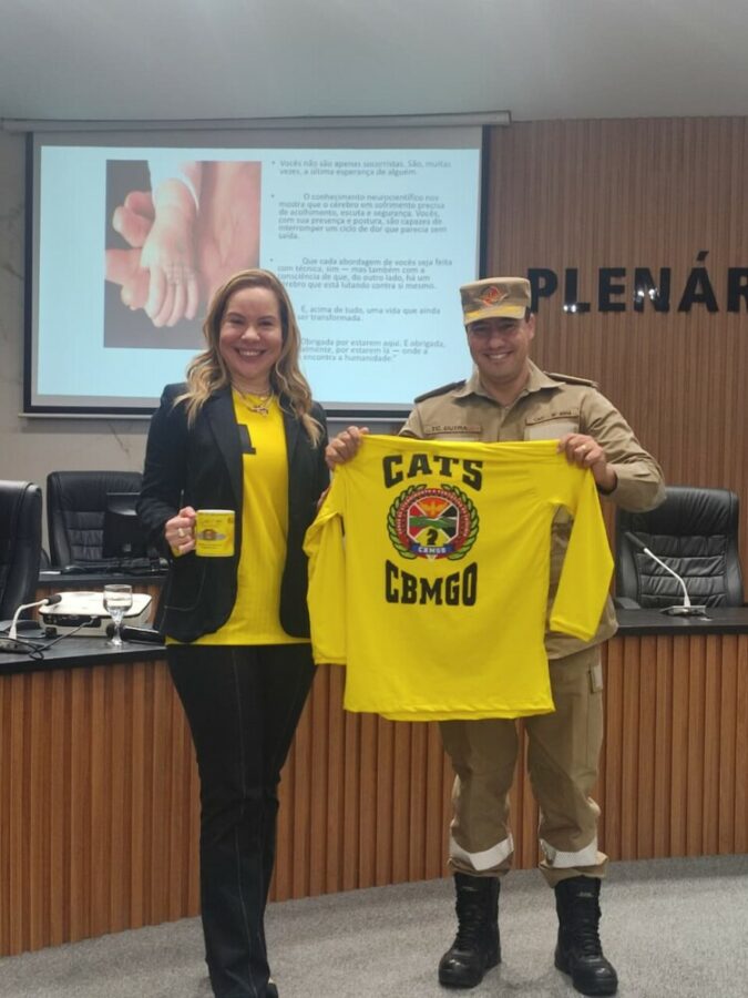 Aula Inaugural do V CATS – CBMGO | Goianésia