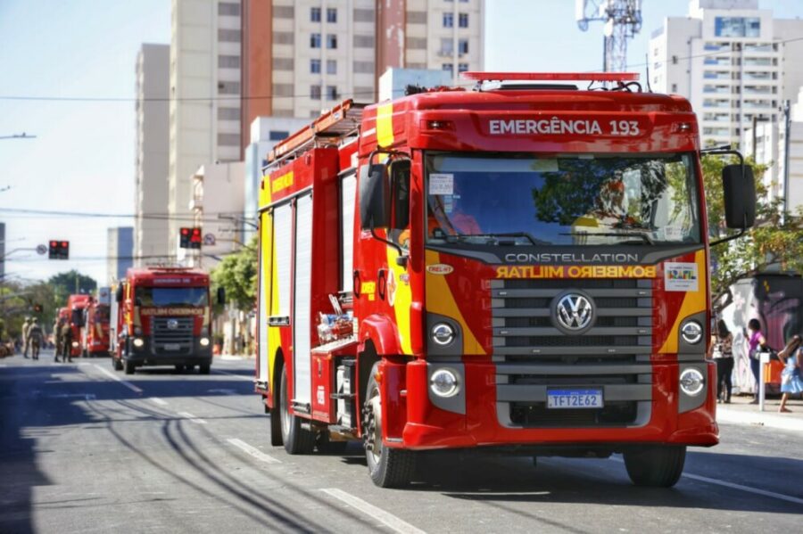 O @CBMGO marcou presença no desfile cívico militar em comemoração ao Dia da Independência do Brasil.