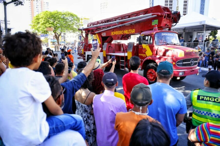 O @CBMGO marcou presença no desfile cívico militar em comemoração ao Dia da Independência do Brasil.