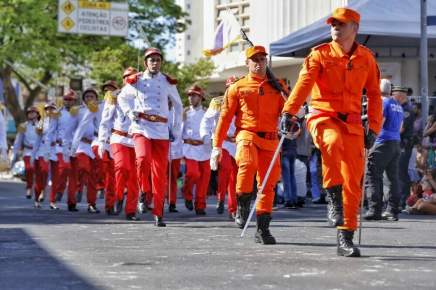 O @CBMGO marcou presença no desfile cívico militar em comemoração ao Dia da Independência do Brasil.