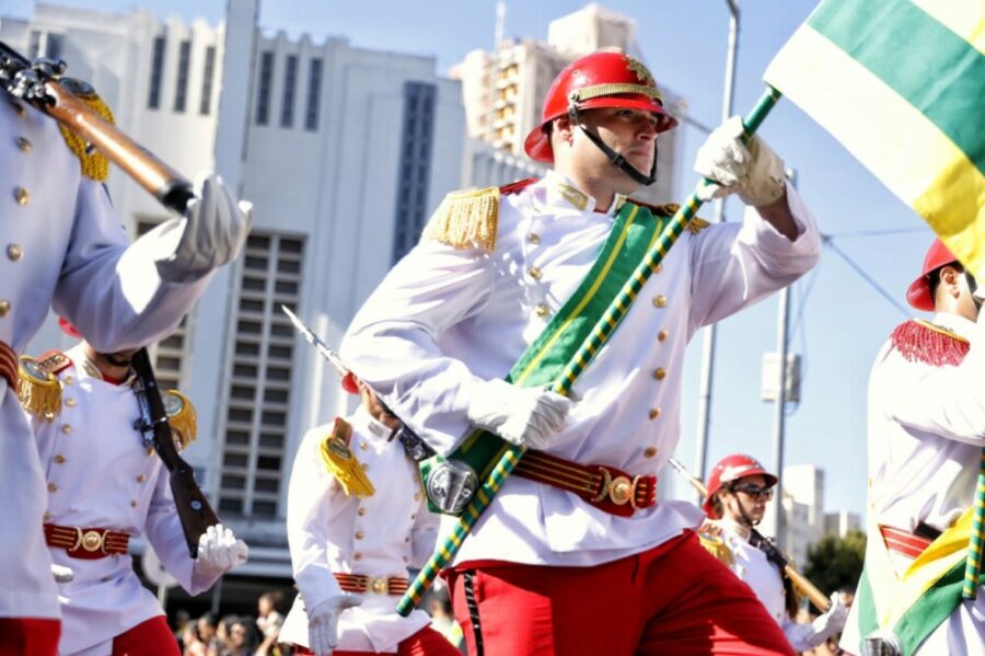 O @CBMGO marcou presença no desfile cívico militar em comemoração ao Dia da Independência do Brasil.