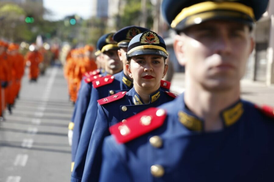 O @CBMGO marcou presença no desfile cívico militar em comemoração ao Dia da Independência do Brasil.