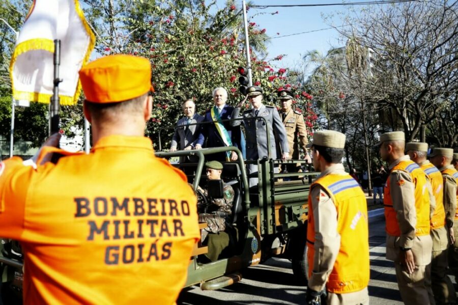 O @CBMGO marcou presença no desfile cívico militar em comemoração ao Dia da Independência do Brasil.