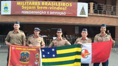 Bombeiros voluntários do CBMGO e do CBMDF concluem peregrinação de 120 km no Caminho da Fé