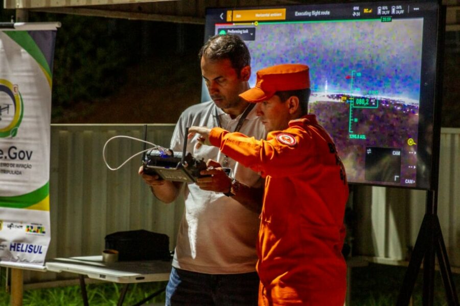 CBMGO participa do I Encontro Nacional de Aviação Pública não Tripulada!