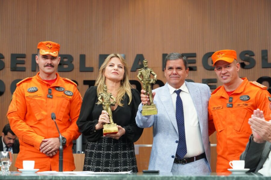 Bombeiros Militares da Operação Cerrado Vivo são homenageados na Alego