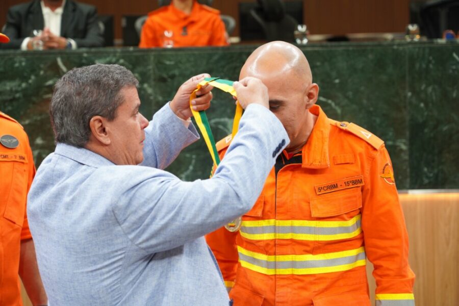 Bombeiros Militares da Operação Cerrado Vivo são homenageados na Alego