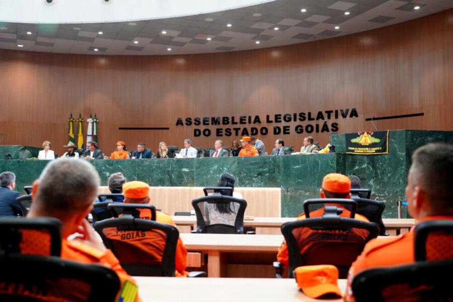 Bombeiros Militares da Operação Cerrado Vivo são homenageados na Alego
