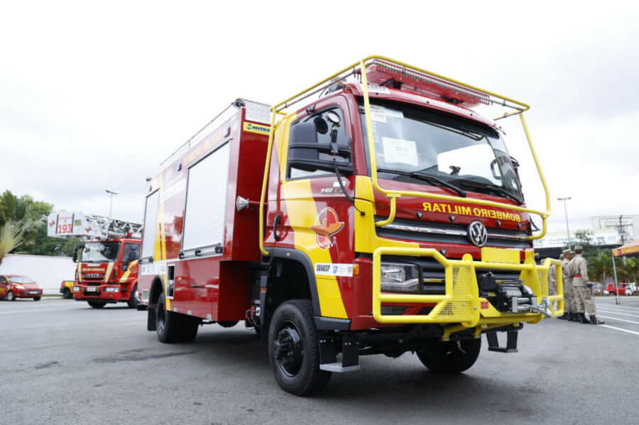 CBMGO recebe viatura e novos equipamentos da SENASP e Ministério Público Estadual